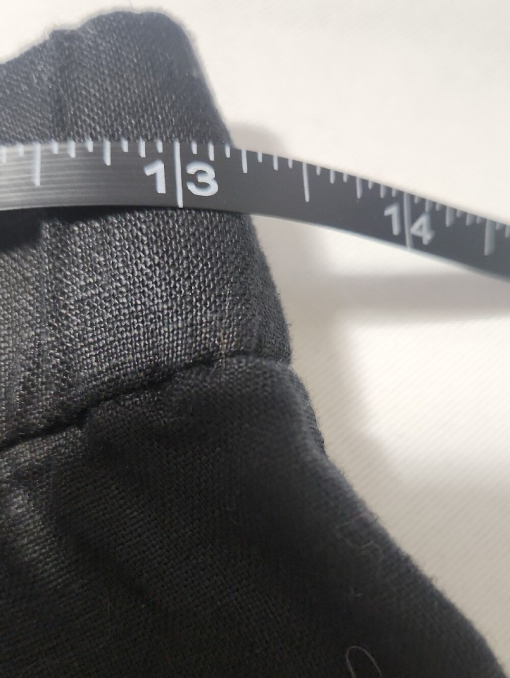 Eileen Fisher Black Wide-Leg Linen Pants - Picture 8 of 12